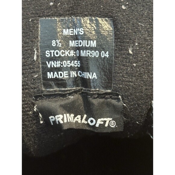 LL BEAN Mens Hiking Boots 8.5 Gray Suede Primaloft 200 gram Insulation #05455 - Picture 10 of 10